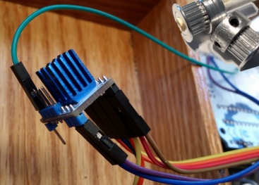 Stepper motor driver and wiring
