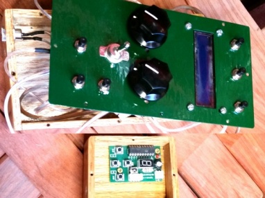 VMU control box with LCD display