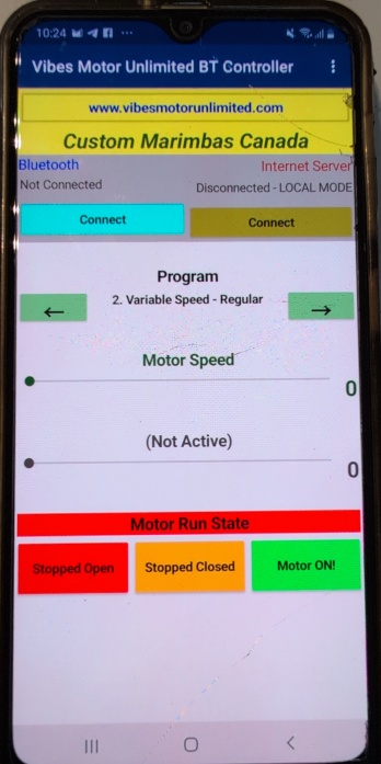 Vibes Motor Unlimited Bluetooth phone app