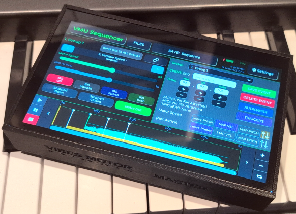 Vibes Motor Unlimited Master Control touchscreen device